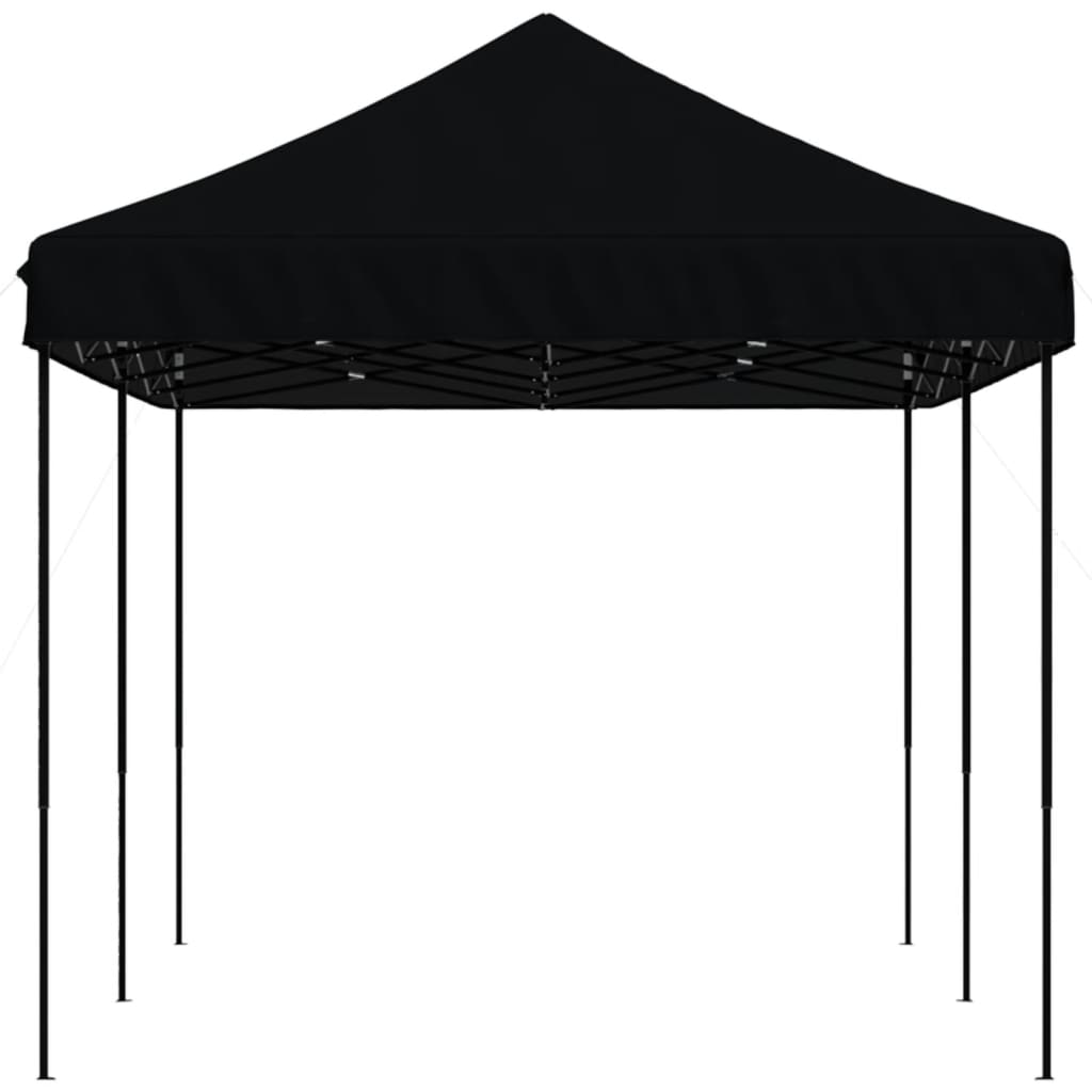 Τέντα Εκδηλώσεων Πτυσσόμενη Pop-Up Μαύρο 580x292x315 εκ. - Pakobazaar