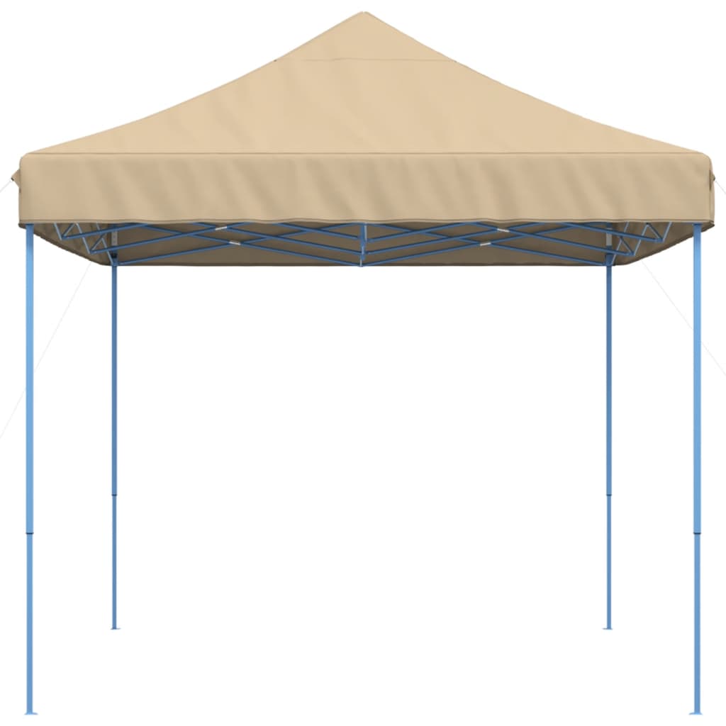 Τέντα Εκδηλώσεων Πτυσσόμενη Pop-Up Μπεζ 440x292x315 εκ.