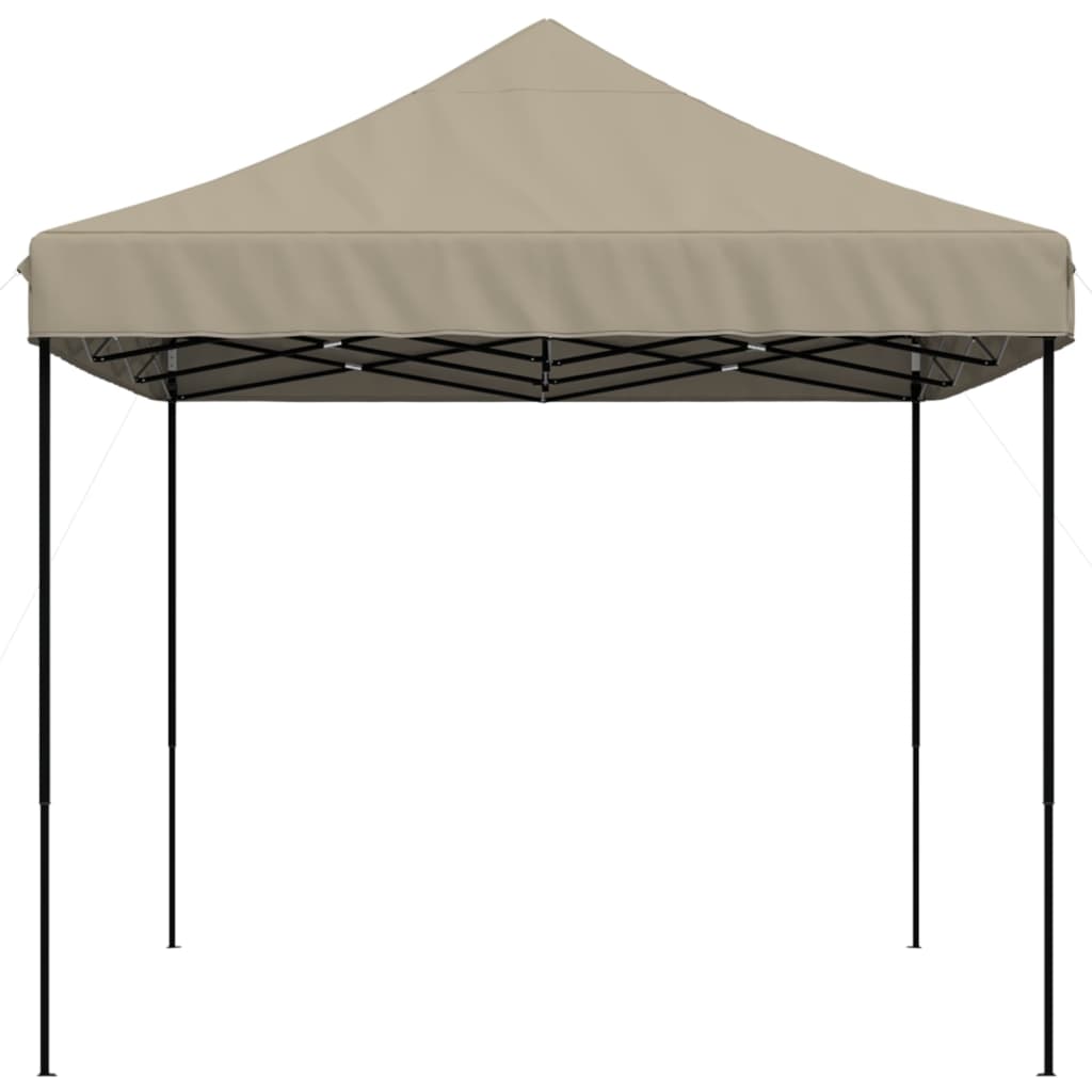 Τέντα Εκδηλώσεων Πτυσσόμενη Pop-Up Taupe 440x292x315 εκ. - Pakobazaar