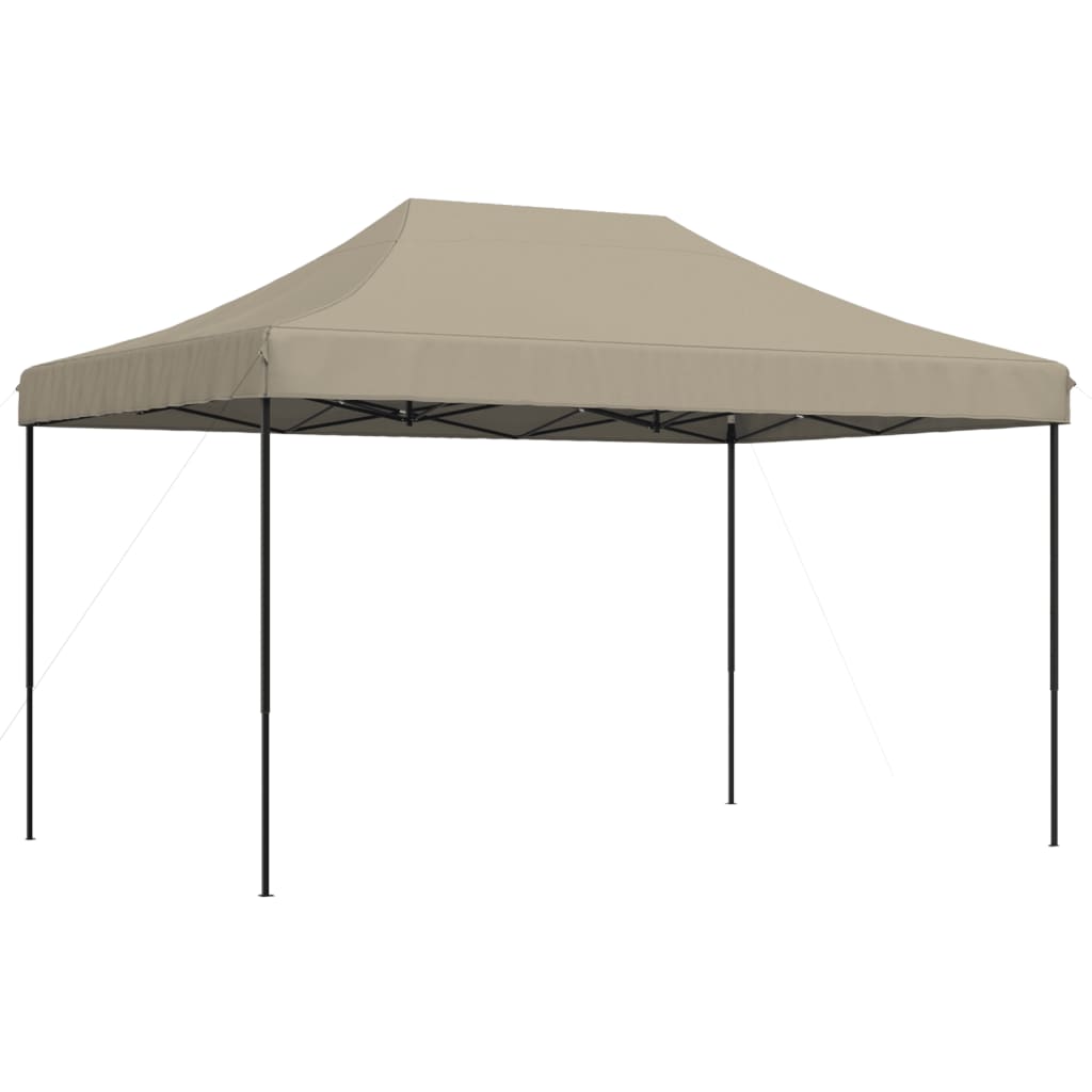 Τέντα Εκδηλώσεων Πτυσσόμενη Pop-Up Taupe 440x292x315 εκ. - Pakobazaar