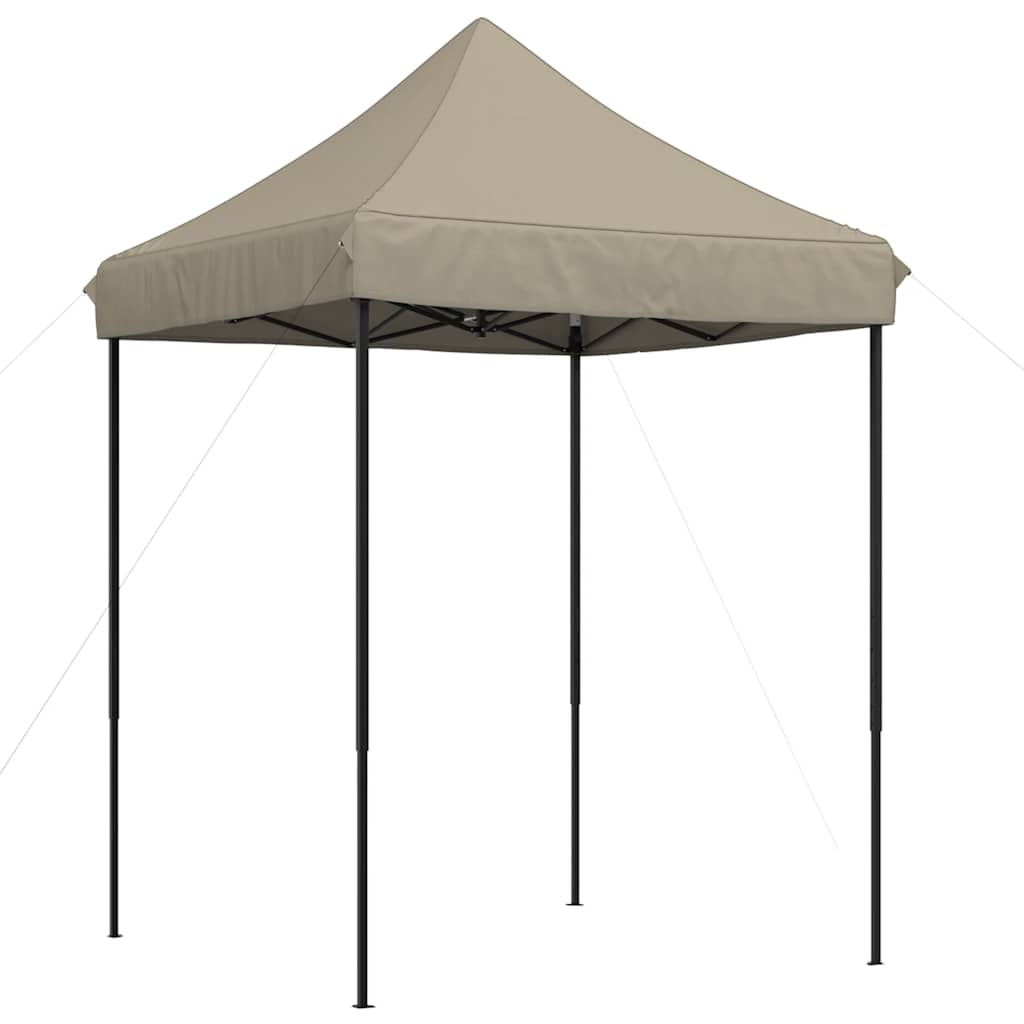 Τέντα Εκδηλώσεων Πτυσσόμενη Pop-Up Taupe 200x200x306 εκ. - Pakobazaar
