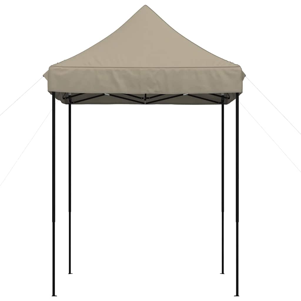 Τέντα Εκδηλώσεων Πτυσσόμενη Pop-Up Taupe 200x200x306 εκ. - Pakobazaar