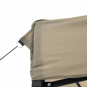 Τέντα Εκδηλώσεων Πτυσσόμενη Pop-Up Taupe 200x200x306 εκ. - Pakobazaar