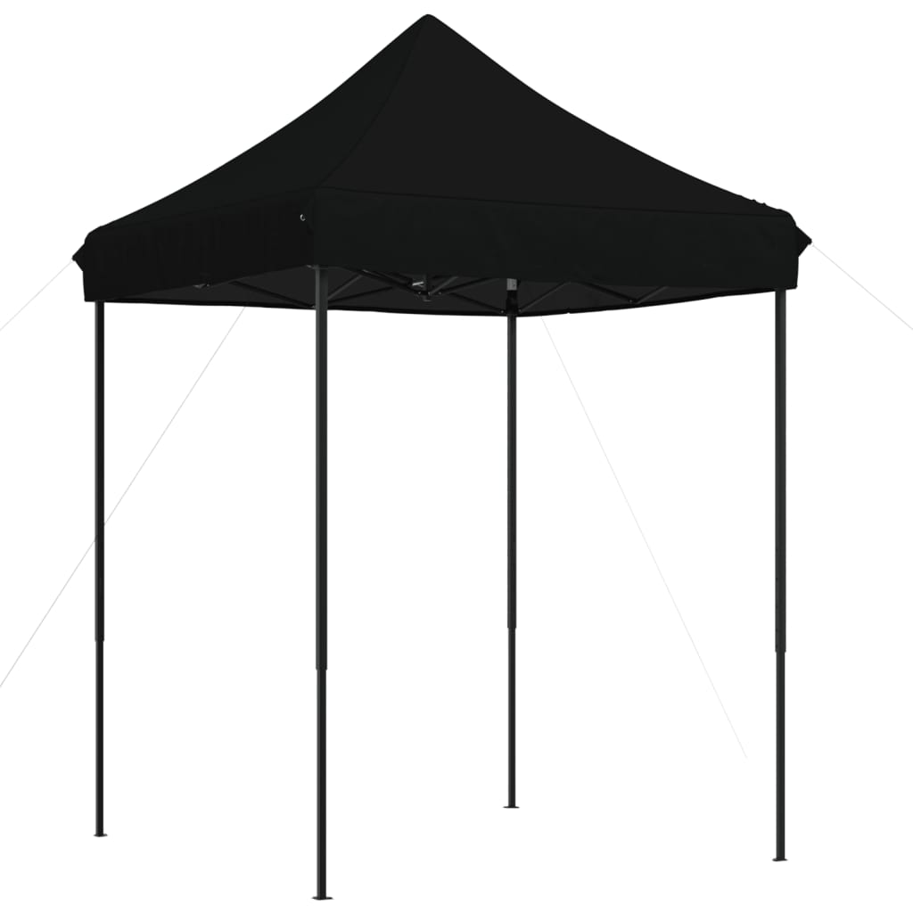 Τέντα Εκδηλώσεων Πτυσσόμενη Pop-Up Μαύρο 200x200x306 εκ.