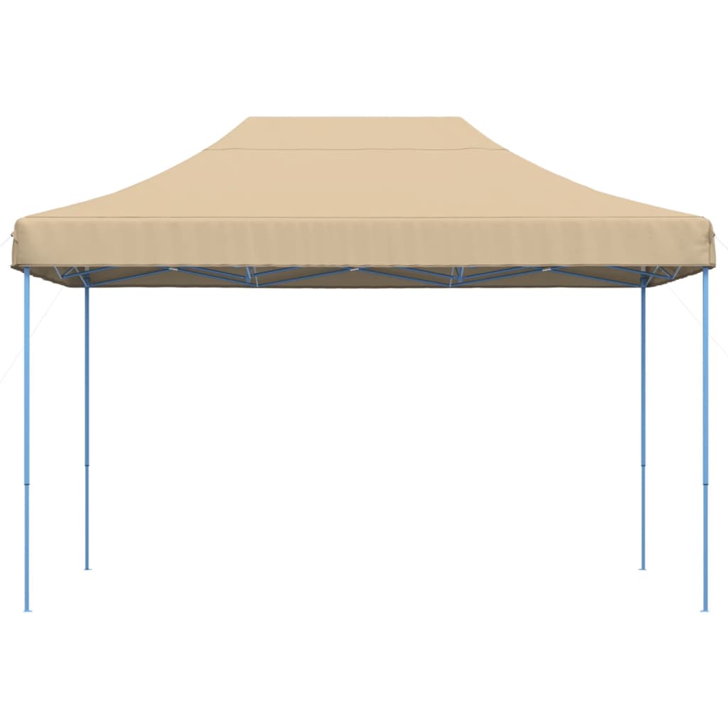 Τέντα Εκδηλώσεων Πτυσσόμενη Pop-Up Μπεζ 410x279x315 εκ.