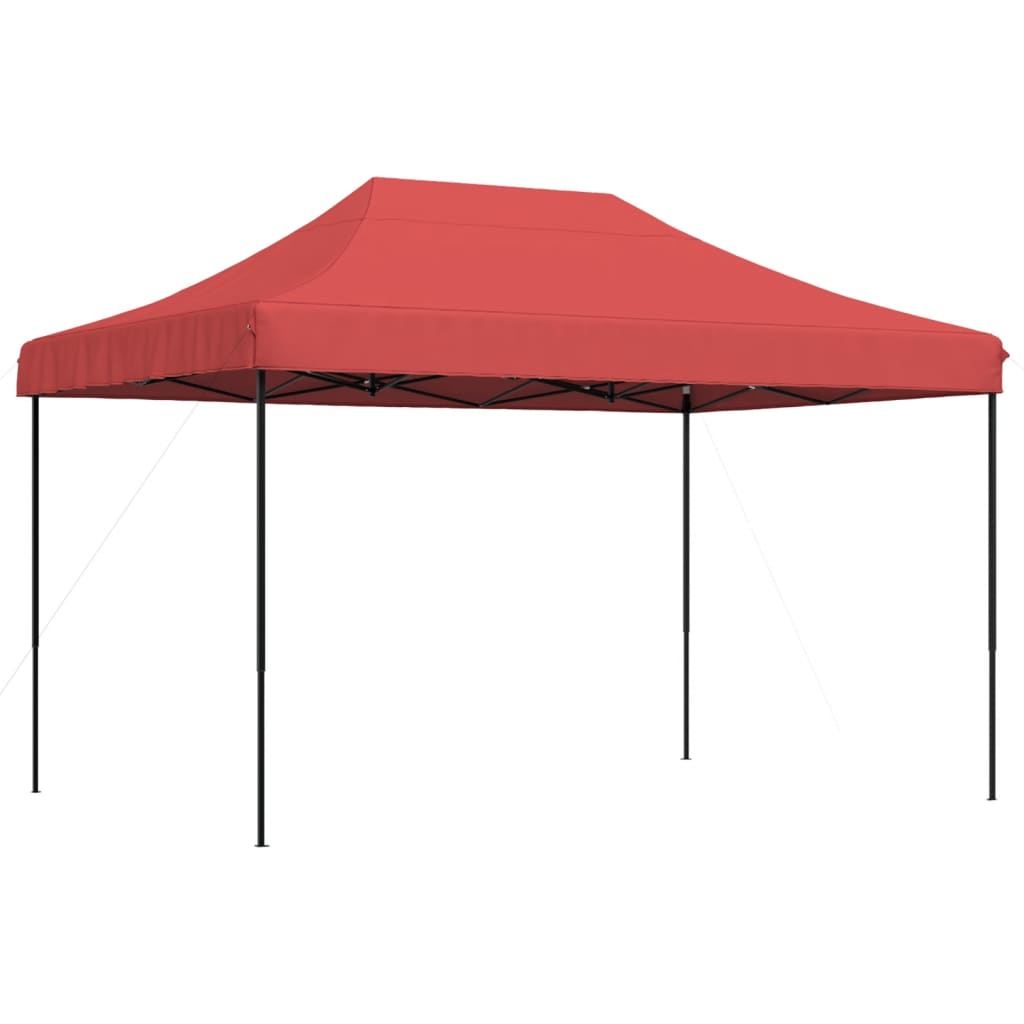 Τέντα Εκδηλώσεων Πτυσσόμενη Pop-Up Μπορντό 410x279x315 εκ.