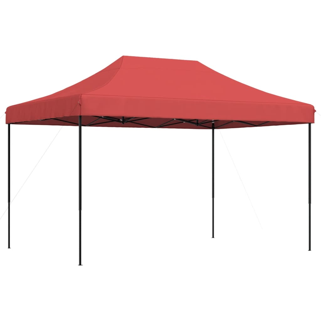 Τέντα Εκδηλώσεων Πτυσσόμενη Pop-Up Μπορντό 410x279x315 εκ.