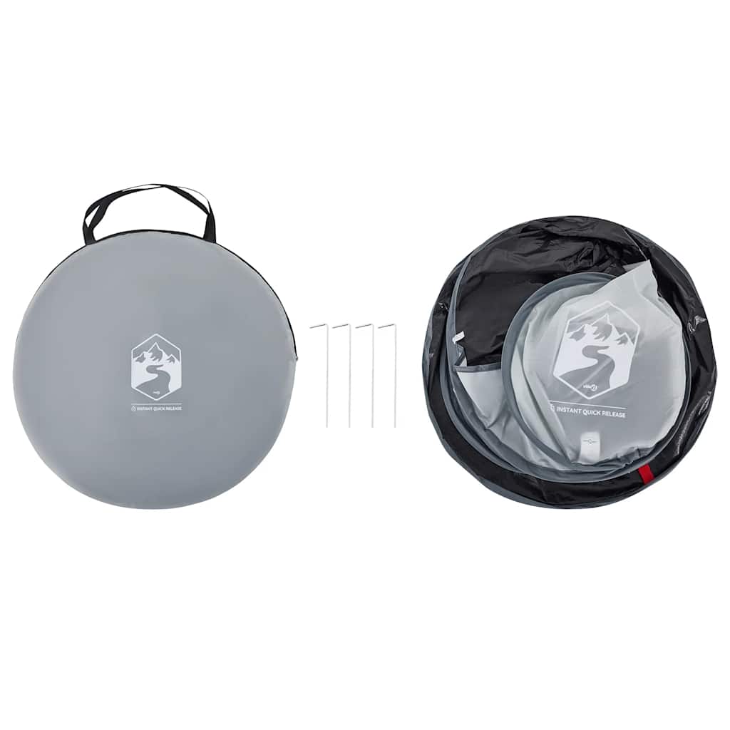 Σκηνή Γκρι Pop Up Γαλαζοπράσινη Αδιάβροχη