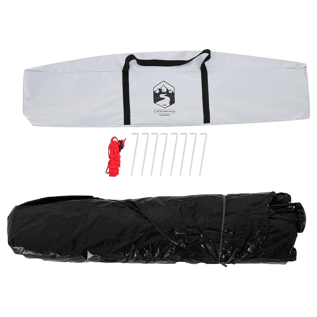 Σκηνή Κάμπινγκ με Θόλο 5 Ατόμων Λευκή από Ύφασμα Συσκότισης