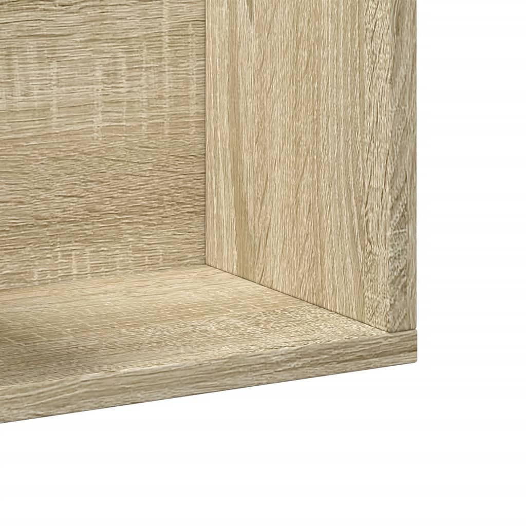 Ντουλάπι Τοίχου Sonoma Δρυς 75x18x16,5 εκ. Επεξεργασμένο Ξύλο - Pakobazaar