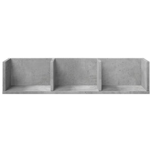 Ντουλάπι Τοίχου Γκρι Σκυρ. 75x18x16,5 εκ. Επεξεργασμένο Ξύλο
