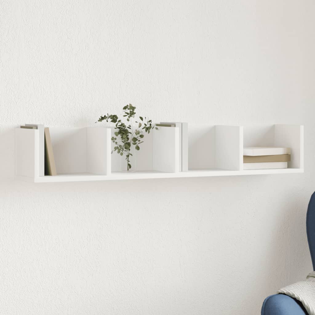 Ντουλάπι Τοίχου Λευκό 99x18x16,5 εκ. από Επεξεργασμένο Ξύλο
