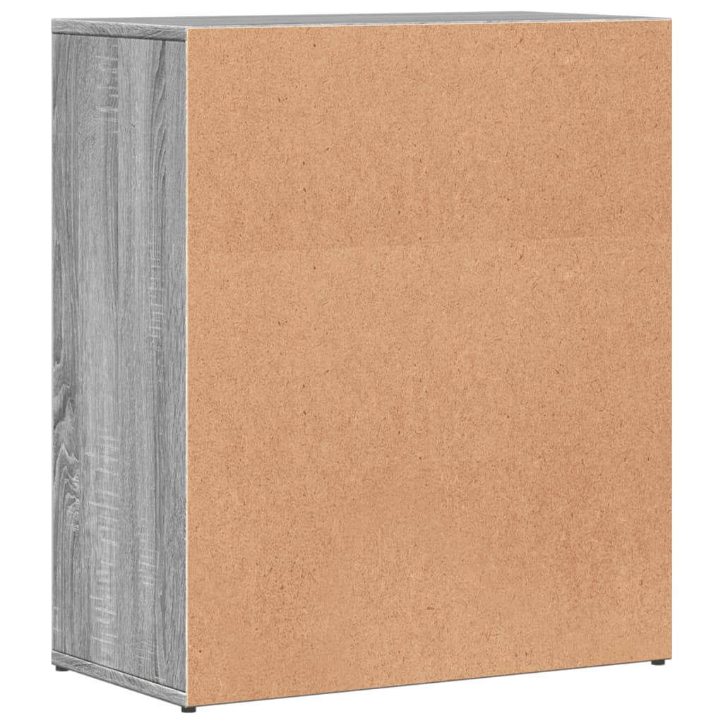 Βοηθητικό Ντουλάπι Γκρι Sonoma 60x31x70 εκ. Επεξεργασμένο Ξύλο - Pakobazaar