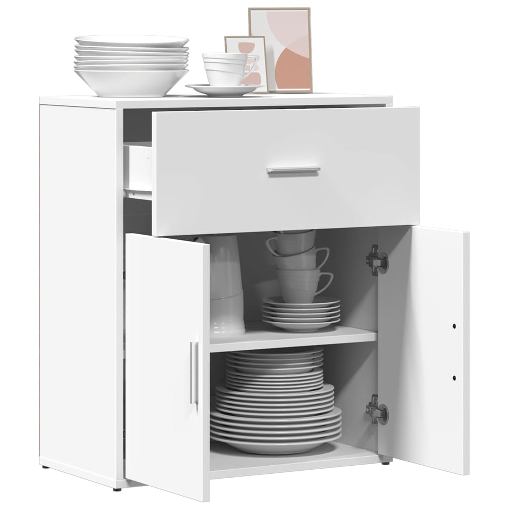 Βοηθητικό Ντουλάπι Λευκό 60x31x70 εκ. από Επεξεργασμένο Ξύλο