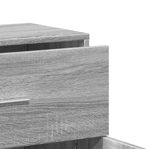 Βοηθητικό Ντουλάπι Γκρι Sonoma 60x31x70 εκ. Επεξεργασμένο Ξύλο