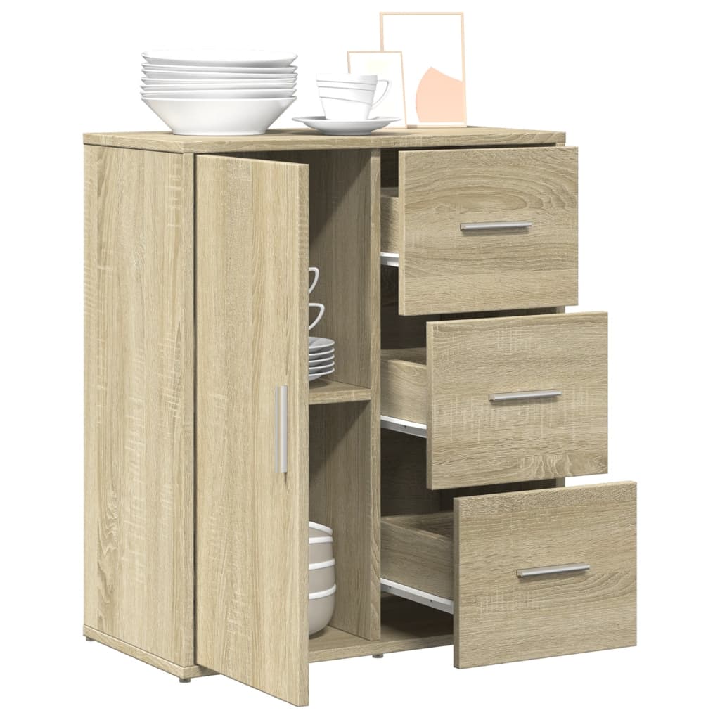 Βοηθητικό Ντουλάπι Sonoma Δρυς 60x31x70 εκ. Επεξεργασμένο Ξύλο