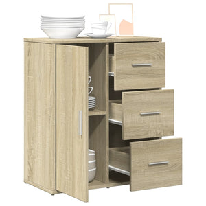 Βοηθητικό Ντουλάπι Sonoma Δρυς 60x31x70 εκ. Επεξεργασμένο Ξύλο
