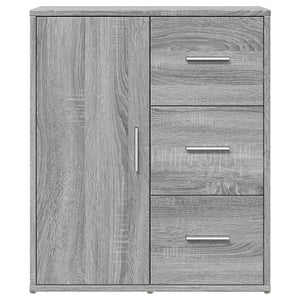 Βοηθητικό Ντουλάπι Γκρι Sonoma 60x31x70 εκ. Επεξεργασμένο Ξύλο - Pakobazaar