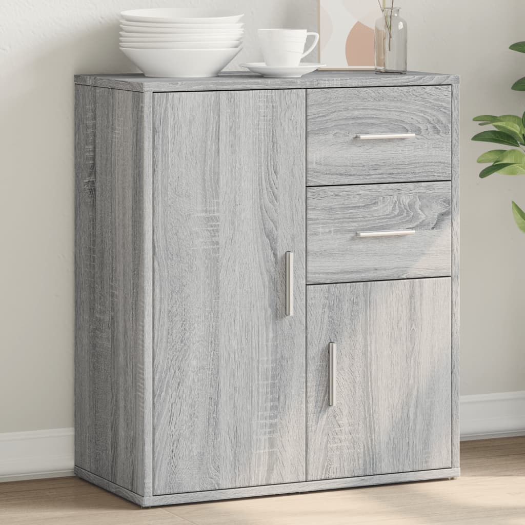 Βοηθητικό Ντουλάπι Γκρι Sonoma 60x31x70 εκ. Επεξεργασμένο Ξύλο - Pakobazaar