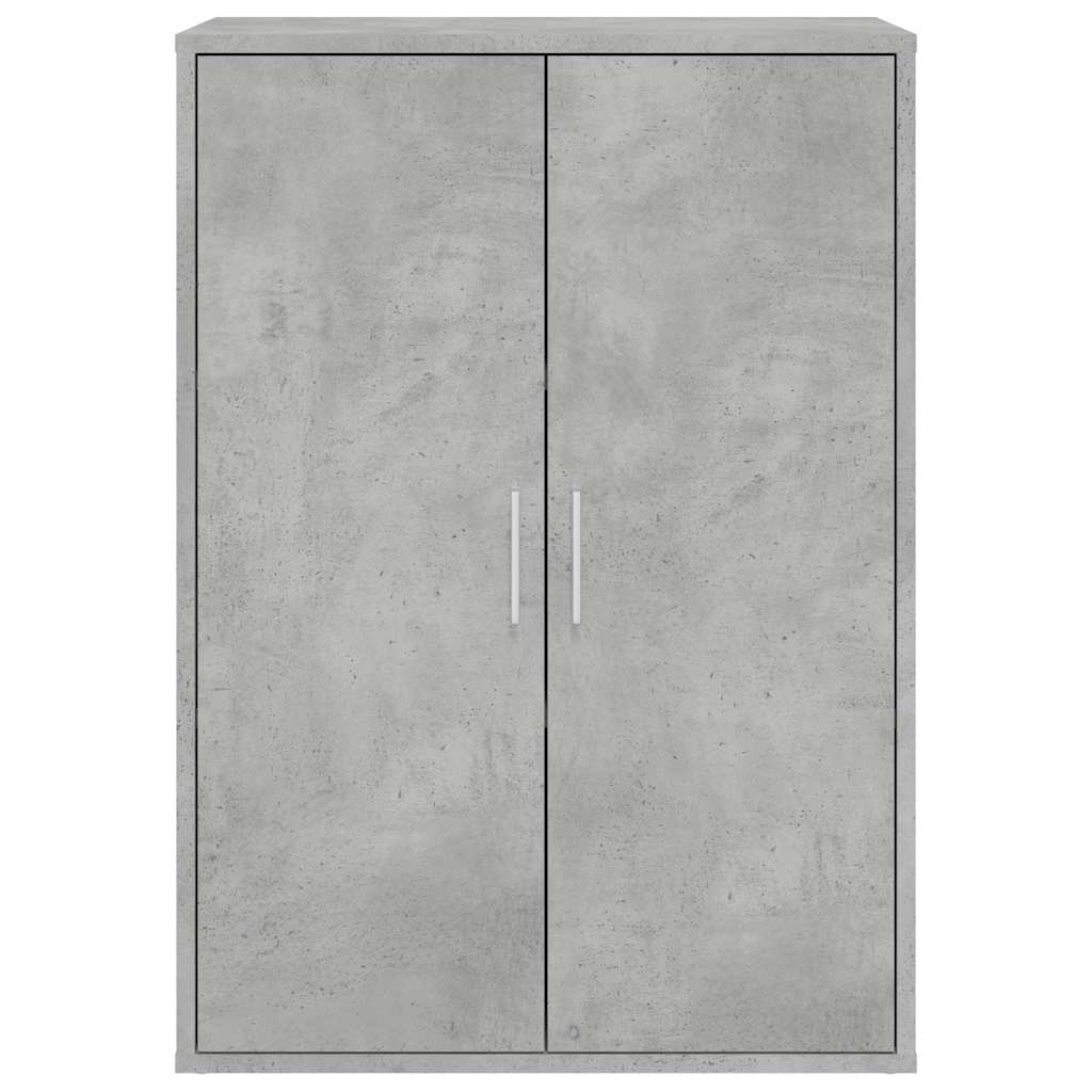 Ντουλάπι Γκρι Σκυροδέματος 60x31x84 εκ. Επεξεργασμένο Ξύλο - Pakobazaar