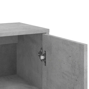 Ντουλάπι Γκρι Σκυροδέματος 60x31x84 εκ. Επεξεργασμένο Ξύλο - Pakobazaar