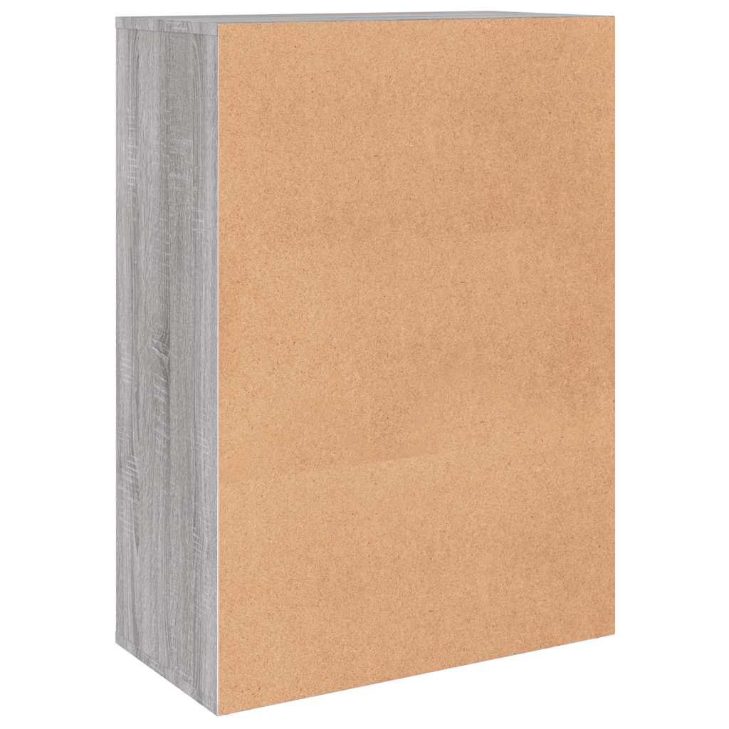 Ντουλάπι Γκρι Sonoma 60x31x84 εκ. από Επεξεργασμένο Ξύλο - Pakobazaar