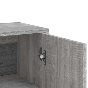 Ντουλάπι Γκρι Sonoma 60x31x84 εκ. από Επεξεργασμένο Ξύλο - Pakobazaar