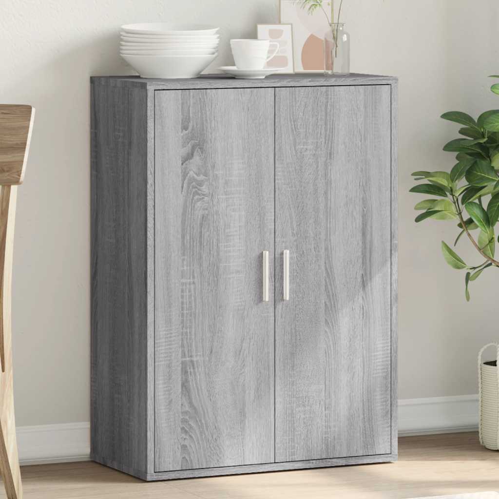 Ντουλάπι Γκρι Sonoma 60x31x84 εκ. από Επεξεργασμένο Ξύλο - Pakobazaar