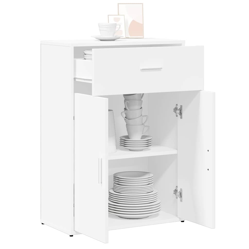 Βοηθητικό Ντουλάπι Λευκό 60x30x84 εκ. από Επεξεργασμένο Ξύλο - Pakobazaar