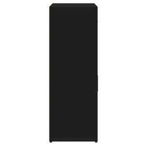 Βοηθητικό Ντουλάπι Μαύρο 60x30x84 εκ. από Επεξεργασμένο Ξύλο