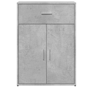 Ντουλάπι Γκρι Σκυροδέματος 60x30x84 εκ. Επεξεργασμένο Ξύλο