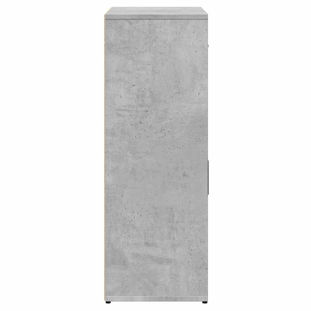 Ντουλάπι Γκρι Σκυροδέματος 60x30x84 εκ. Επεξεργασμένο Ξύλο