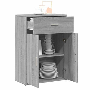 Ντουλάπι Γκρι Sonoma 60x30x84 εκ. από Επεξεργασμένο Ξύλο