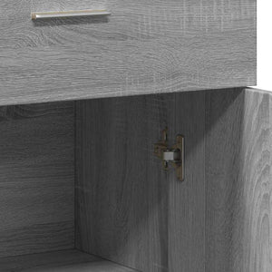 Ντουλάπι Γκρι Sonoma 60x30x84 εκ. από Επεξεργασμένο Ξύλο