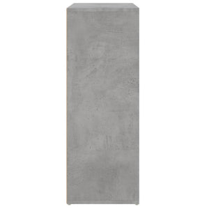 Ντουλάπι Γκρι Σκυροδέματος 60x31x84 εκ. Επεξεργασμένο Ξύλο - Pakobazaar