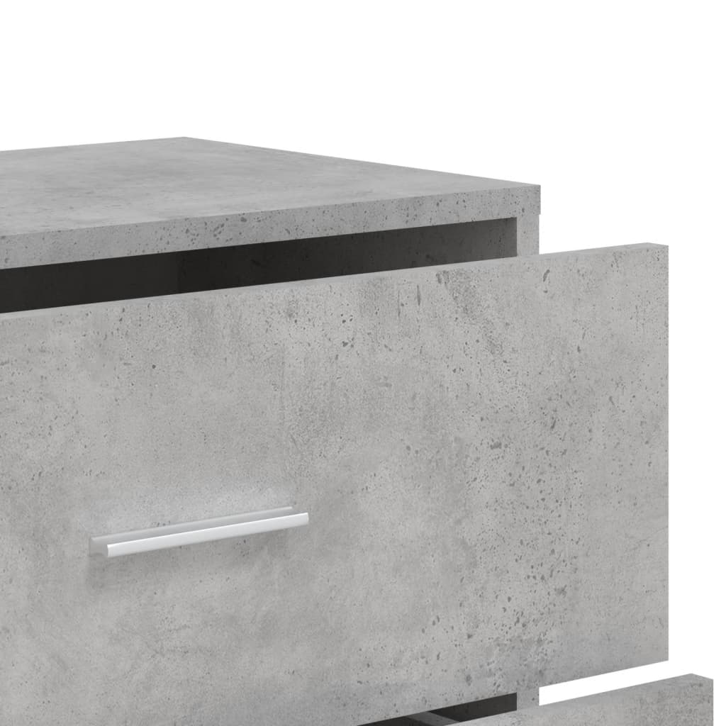 Ντουλάπι Γκρι Σκυροδέματος 60x31x84 εκ. Επεξεργασμένο Ξύλο - Pakobazaar