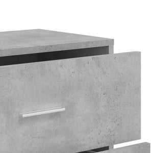 Ντουλάπι Γκρι Σκυροδέματος 60x31x84 εκ. Επεξεργασμένο Ξύλο - Pakobazaar