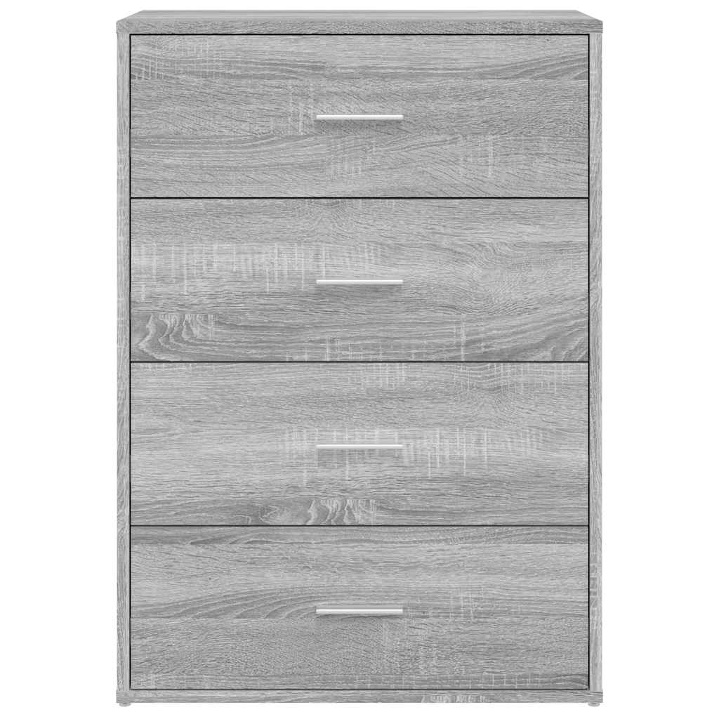 Μπουφές Γκρι Sonoma 60x31x84 εκ. από Επεξεργασμένο Ξύλο