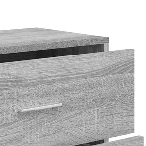 Μπουφές Γκρι Sonoma 60x31x84 εκ. από Επεξεργασμένο Ξύλο