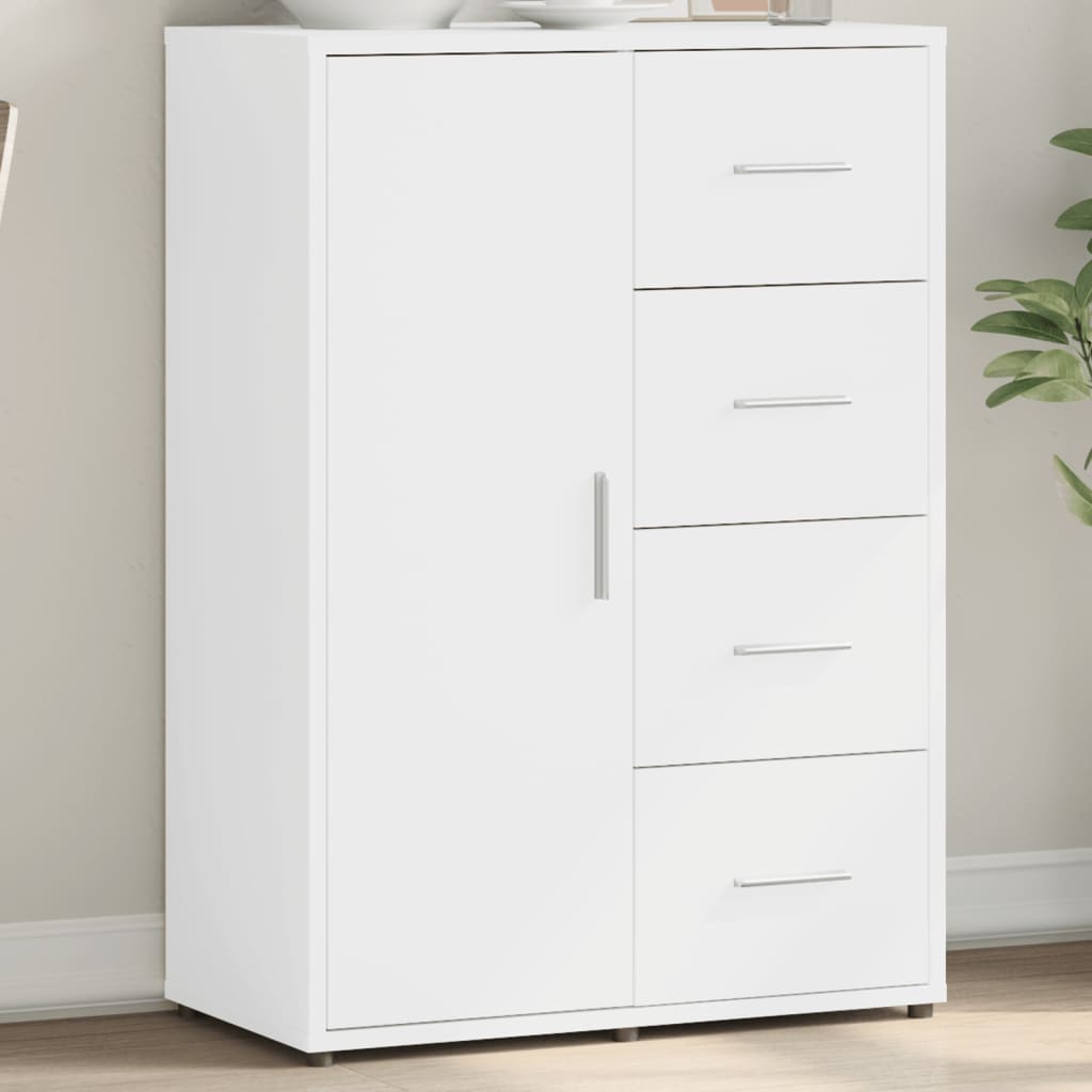 Βοηθητικό Ντουλάπι Λευκό 60x31x84 εκ. από Επεξεργασμένο Ξύλο - Pakobazaar