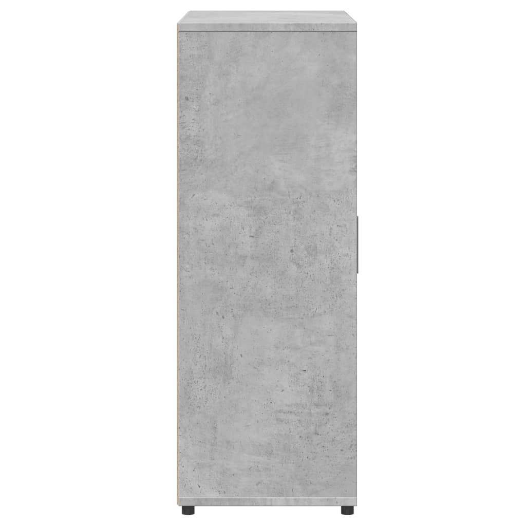 Ντουλάπι Γκρι Σκυροδέματος 60x31x84 εκ. Επεξεργασμένο Ξύλο - Pakobazaar