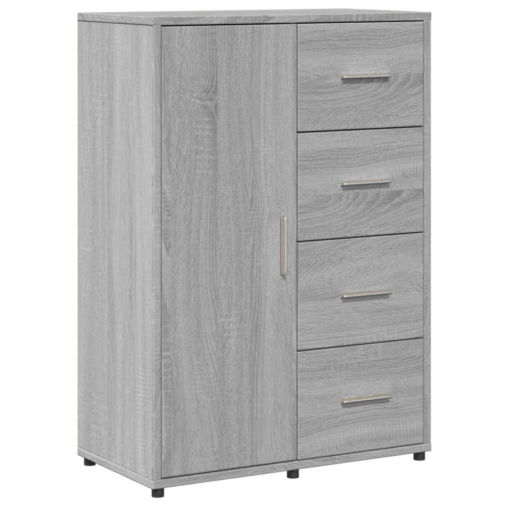 Ντουλάπι Γκρι Sonoma 60x31x84 εκ. από Επεξεργασμένο Ξύλο