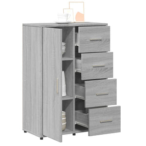 Ντουλάπι Γκρι Sonoma 60x31x84 εκ. από Επεξεργασμένο Ξύλο