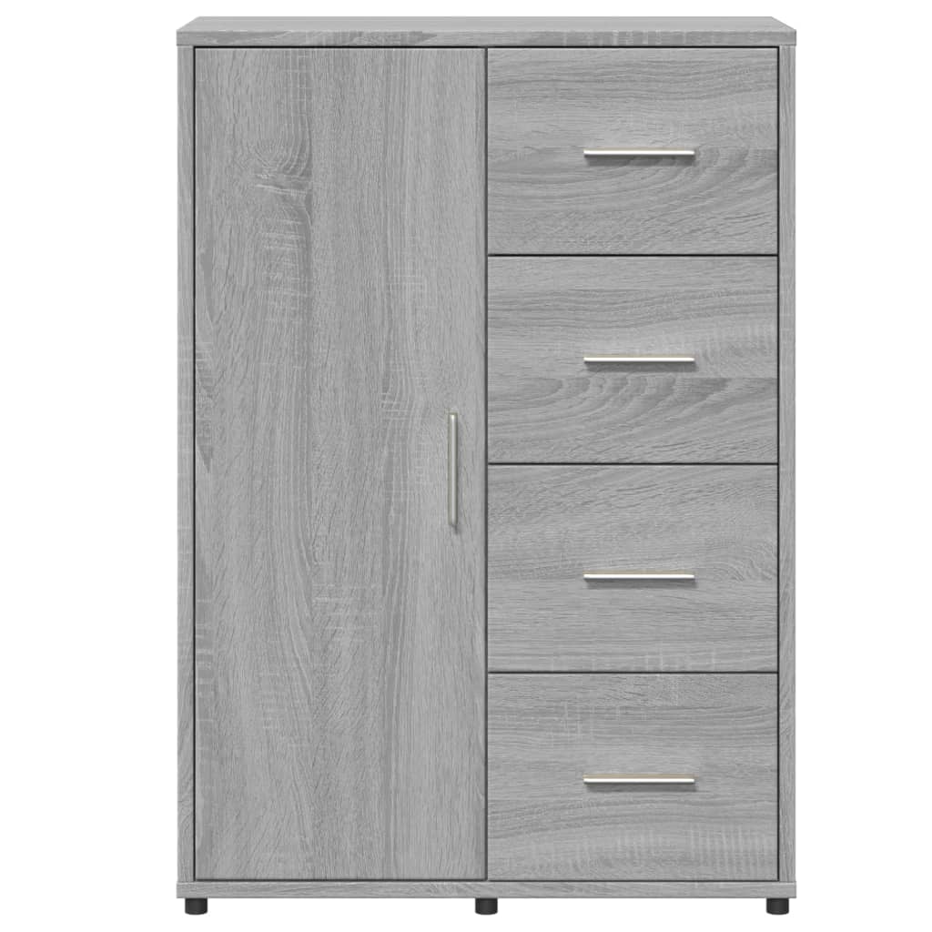 Ντουλάπι Γκρι Sonoma 60x31x84 εκ. από Επεξεργασμένο Ξύλο