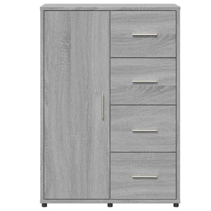 Ντουλάπι Γκρι Sonoma 60x31x84 εκ. από Επεξεργασμένο Ξύλο