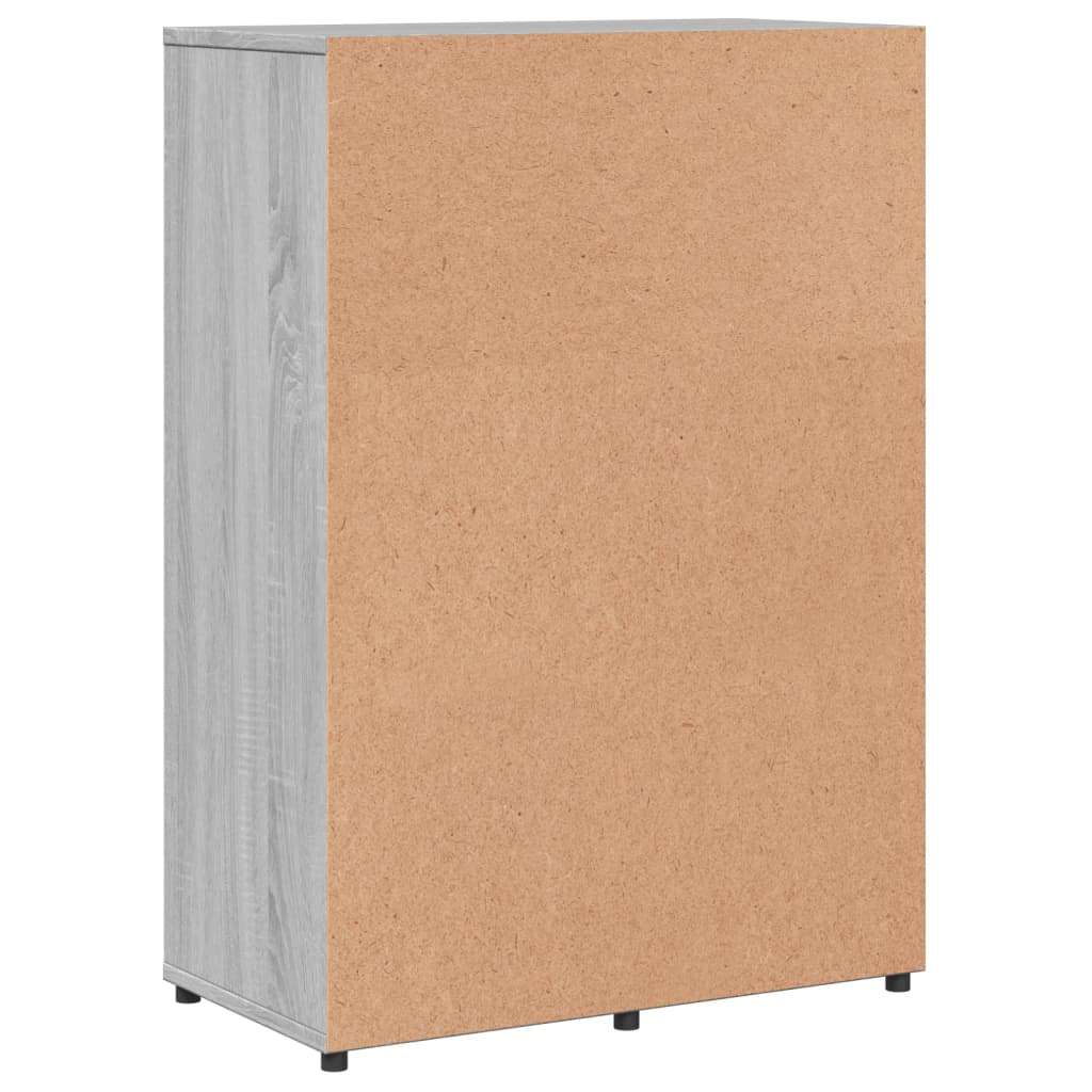 Ντουλάπι Γκρι Sonoma 60x31x84 εκ. από Επεξεργασμένο Ξύλο