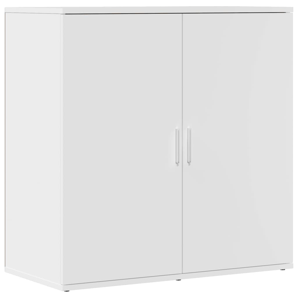 Ραφιέρα Λευκή 79 x 38 x 80 εκ. από Επεξεργασμένο Ξύλο - Pakobazaar