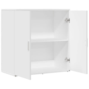 Ραφιέρα Λευκή 79 x 38 x 80 εκ. από Επεξεργασμένο Ξύλο - Pakobazaar