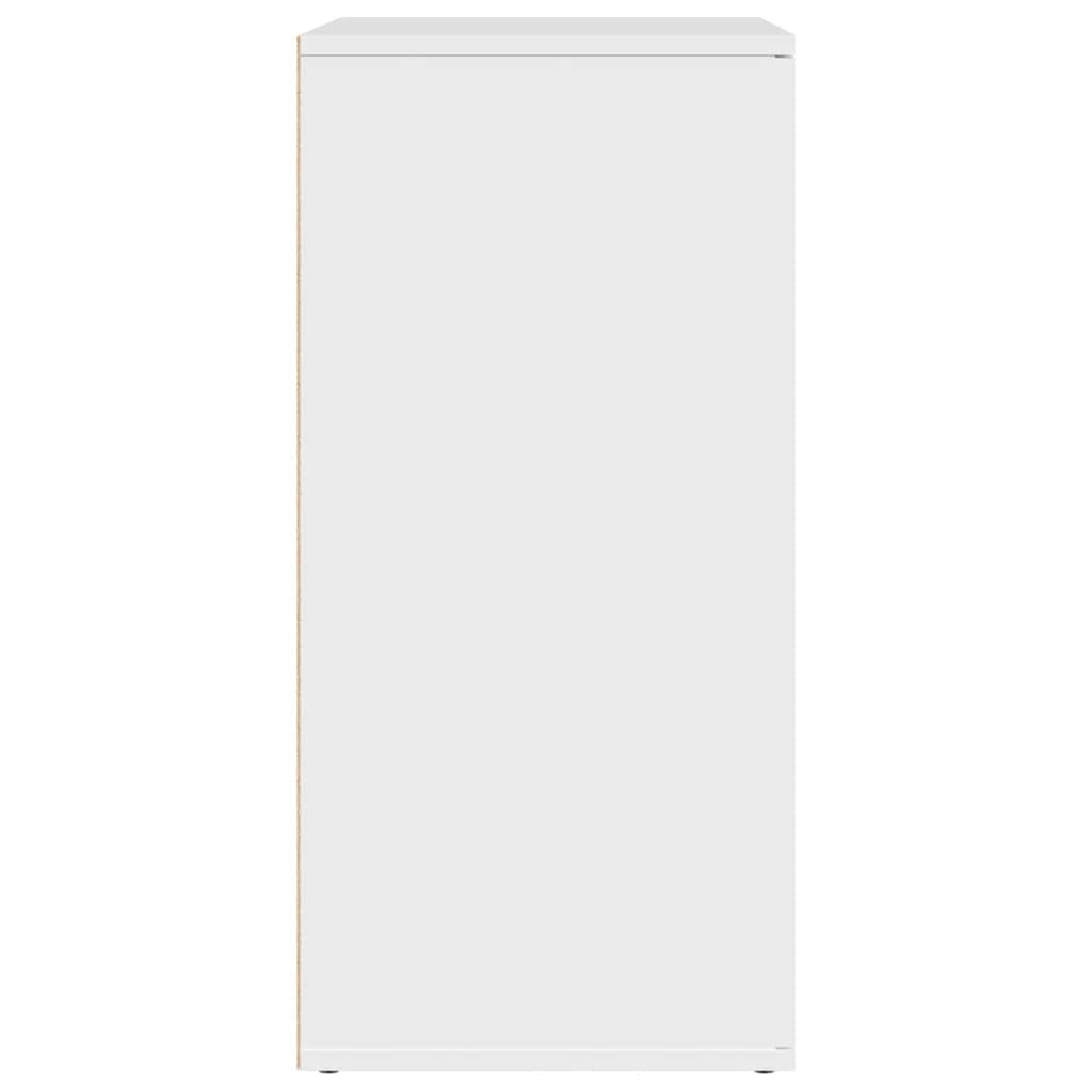 Ραφιέρα Λευκή 79 x 38 x 80 εκ. από Επεξεργασμένο Ξύλο - Pakobazaar