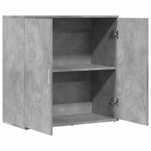 Ντουλάπι Γκρι Σκυροδέματος 79x38x80 εκ. Επεξεργασμένο Ξύλο